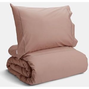 Bianca Plain geverfd percal rose Tan