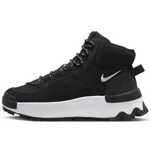 Nike Classic City Boot Sneakers voor dames, zwart en wit, 35,5 EU, zwart-wit/zwart., 35.5 EU