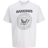 JACK & JONES jprbluramones ss thee, wit (bright white), L