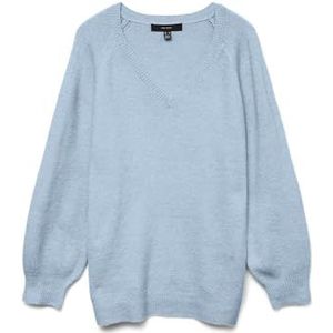 Vmleaf - Gebreide Pullover - V-Hals - Lange Mouwen - Oversized Fit
