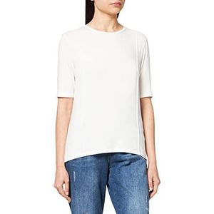 Comma CI Dames T-shirt met korte mouwen, 0120 wit, 38