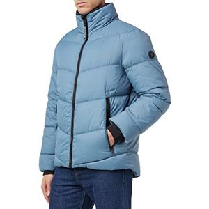 TOM TAILOR Uomini Puffer jas met opstaande kraag 1032482, 10877 - China Blue, XL