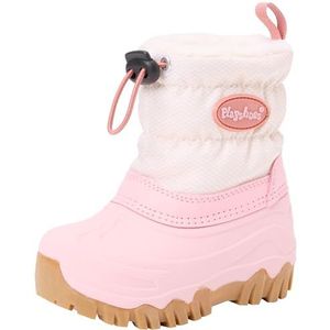 Playshoes Winter Bootie Uni Unisex Kindersneeuwlaarzen, roze effen, 30/31 EU