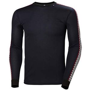 Helly Hansen Hh Lifa Stripe Crew Functioneel shirt voor heren, thermisch sportgoed voor joggen, zeilen, wandelen of skiën, met lange mouwen
