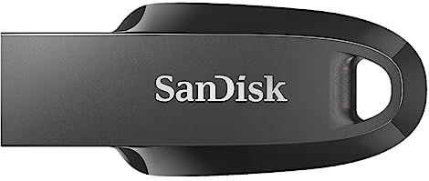 SanDisk - Ultra Curve - USB-stick - Zwart - 64 GB - Tot 100 MB/s