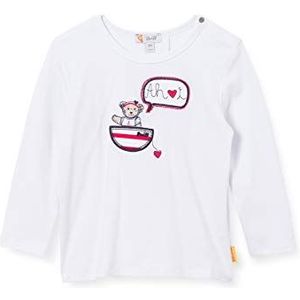 Steiff T-shirt voor babymeisjes, wit (bright white), 86 cm