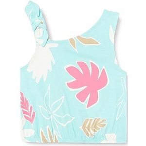 United Colors of Benetton Tanktop 37TMGH00I tanktop turquoise 79H, 82 meisjes, Turquoise A patroon 79h