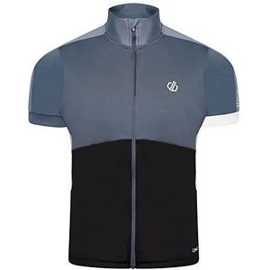 Dare 2b Protraction II Jersey T-shirt voor heren, Zwart/Orion Grijs, S