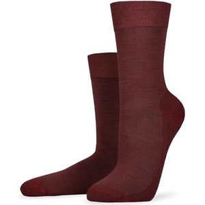 KUNERT Damessokken, warm-up, bordeaux, maat 39-42