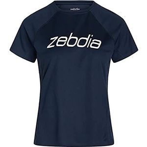 ZEBDIA Dames Sport T-Shirt/Front Print Navy