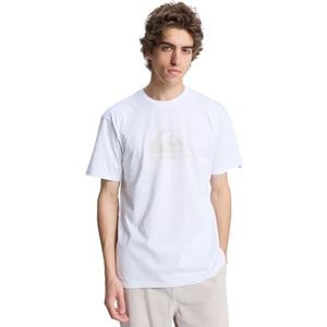 Quiksilver - EV Comp Logo - T-shirt - Wit - 100% Katoen