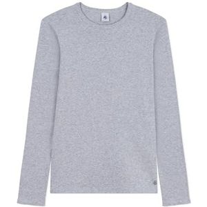 Petit Bateau Iconische katoenen braadpan voor dames met lange mouwen, rook China, XXS