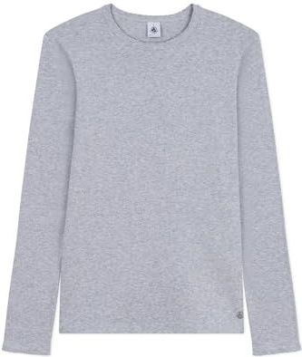 Petit Bateau Iconische katoenen braadpan voor dames met lange mouwen, rook China, XXS