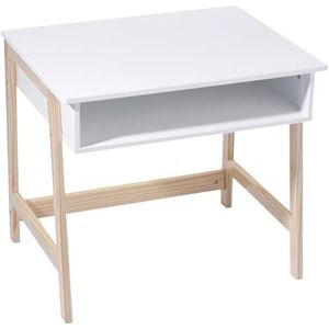 Well Home Kinderbureau, eenvoudig en praktisch, wit