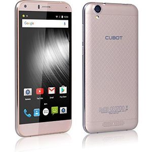 Cubot Manito Dual SIM, 12,7 cm (5 inch), 4G, 3 GB, 16 GB, 2350 mAh, goud, 12,7 cm (5 inch), 3 GB, 13 MP, Android 6.0, goud