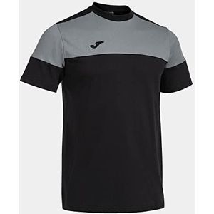T-shirt met korte mouwen Crew V zwart grijs
