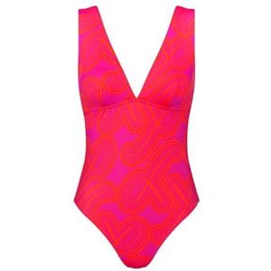 Triumph Dames Flex Smart Summer OP 05 pt One Piece Swimsuit, Pink-Light Combination, 02, Pink - Light Combination, 02