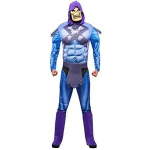 He-Man Skeletor Costume with EVA Chest, Jumpsuit, Belt, Bootcovers & Mask, (L)