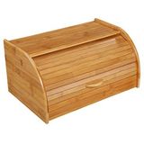 Zassenhaus 54118 broodtrommel, bamboe, 40 x 26 x 20 cm, bruin, 40,x 27,5 x 21,5 cm