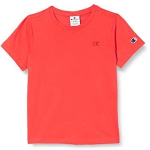 Champion Rochester 1919-Champion Logo Crewneck S-S T-shirt, Scarlachrood (KOR), 3-4 jaar kinderen en jongens, Scarlet Red (Kor)