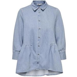 ONLY Onlmary Canberra Authentic DNM Noos Blouse voor dames, blauw (medium blue denim), 32