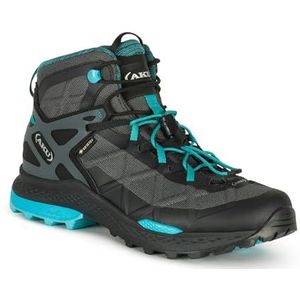 AKU Rocket Mid DFS GTX W'S Wandellaarzen, dames, zwart/turquoise, maat 36