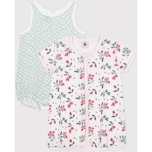 Petit Bateau Combicourt (2-pack) meisjes, Versie 1., 6 Maanden