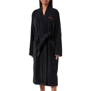 BOSS Dames Terry Dressing Gown, zwart 1, XL