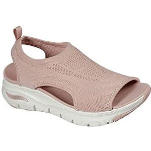 Skechers Arch Fit City Catch Damessandalen, Blush Knit, 40 EU