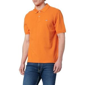 GANT REG EMB Archive Shield Polo, pompoen oranje, XXL