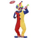 Widmann - Kinderkostuum clown, overall en hoed, circus, themafeest, carnaval