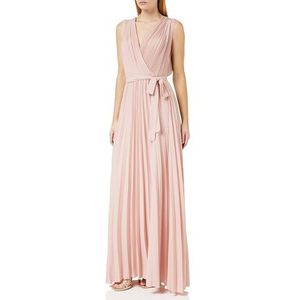 Gina Bacconi Maxi-jurk met plooirok, Blush, L, Blozen, L