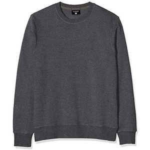 CliQue Heren Classic Sweatshirt met ronde hals - grijs - S