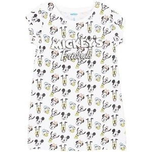 Disney Nachthemd voor meisjes, wit, 4 jaar, Wit., 4 Jaren