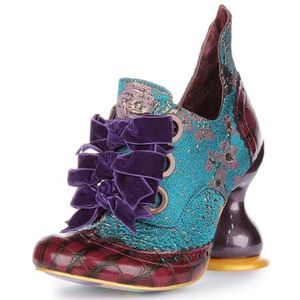 Irregular Choice Dames Trapdoor Oxford, Blauw, 40 EU