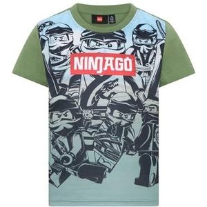 LWTAYLOR 618 - T-shirt S/S, khaki (dark khaki), 128 cm