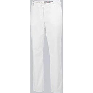 BP 1644 686 damesbroek van gemengde stof met stretch-aandeel wit, maat 32n