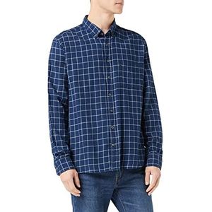 camel active Heren 4091186S28 hemd, nachtblauw, S