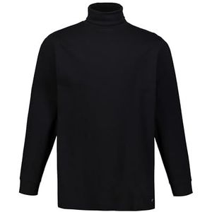 JP1880 - Shirt - Zwart - Lange Mouw - Normale Pasvorm