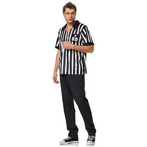 Leg Avenue Carnaval Kostuum Men's Referee Shirts, XL (zwart wit)