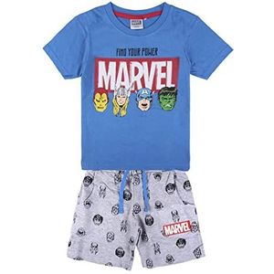 CERDÁ LIFE'S LITTLE MOMENTS - Kinderpak set voor jongens, 2-delig (T-shirt + short) | van 100% katoen met The Avengers bedrukt - officiële licentie Marvel