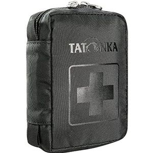 Tatonka First Aid XS - EHBO-tas (zonder inhoud) met verdeeld hoofdvak en riemlus - om zelf te vullen - Afmetingen: 10 x 7 x 4 cm (zwart)