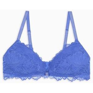 Emporio Armani Gevoerde driehoekige beha voor dames, Lapis Floral, M