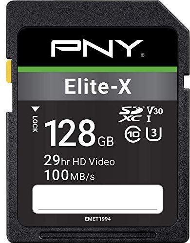 PNY Elite-X SD-Card 128GB SDXC UHS-I Class 10