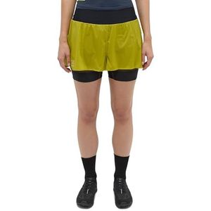 Haglöfs 607203_5QC L.I.M Intense Trail 2IN1 damesshorts Aurora/Teak Brown maat M