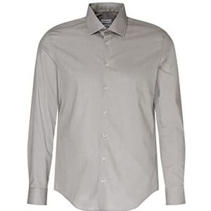 Seidensticker Men's Extra Slim Fit shirt met lange mouwen, groen, 39, groen, 39