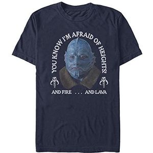 Star Wars: The Mandalorian - Fire Lava Heights Unisex Crew neck T-Shirt Navy blue XL