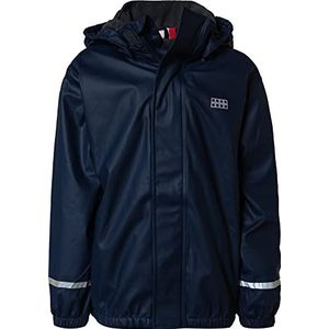 Lego Wear Lwjipe-gevoerde regenjas voor kinderen, uniseks, Donker Navy, 104 cm