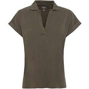 Camel Active Womenswear Dames 309686/1T07 T-shirt, Kleding Dames, groen, S