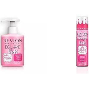 REVLON PROFESSIONAL Equave, speciaal, een hydraterende shampoo met een prinsessenbloemengeur (300 ml) & REVLON PROFESSIONAL Equave, een hydraterende Prinses bloemengeur spraybehandeling (200 ml)